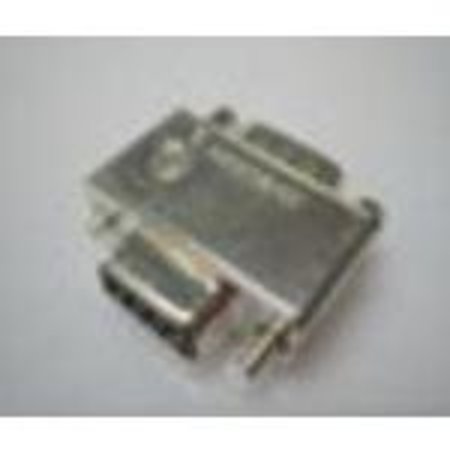AMPHENOL Rectangular Connector Adapter, 9 Contacts(Side1), 9 Contacts(Side2), Panel Mount, Male-Female FCE17E09AD210